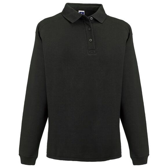 Russell Europe Mens Heavy Duty Collar Sweatshirt Sweater Sizes XS-4XL / Black
